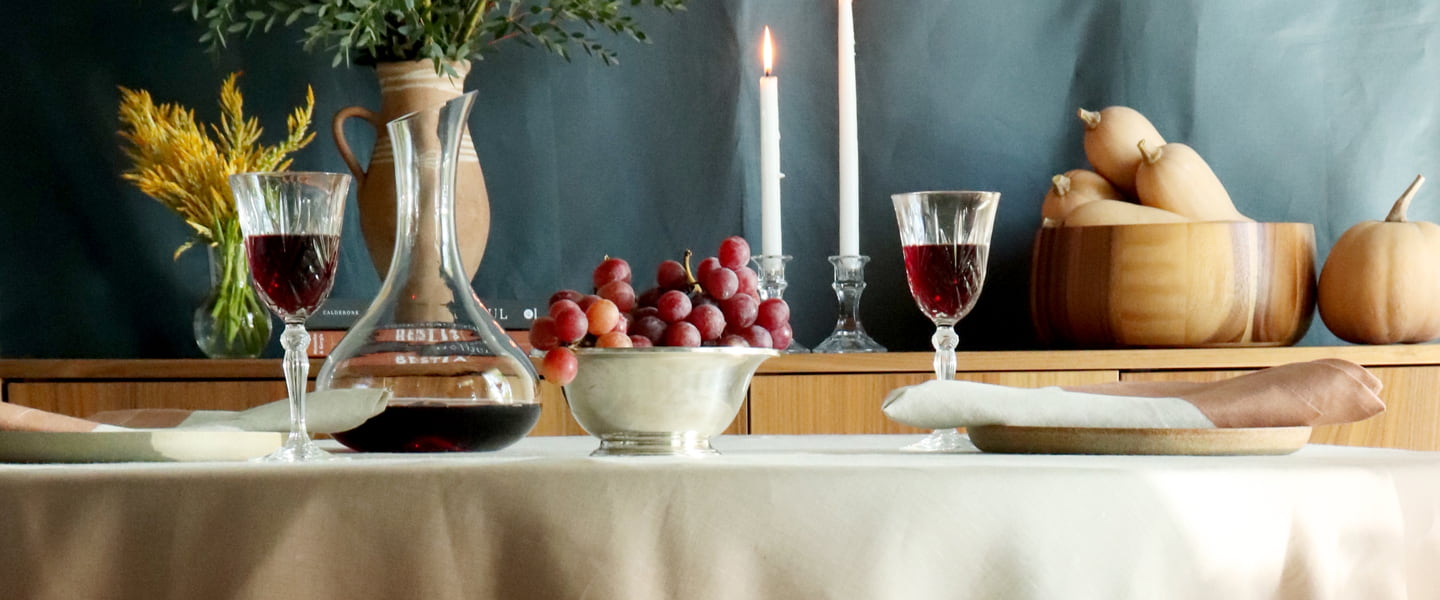 Terracotta Ombre Tablecloth 