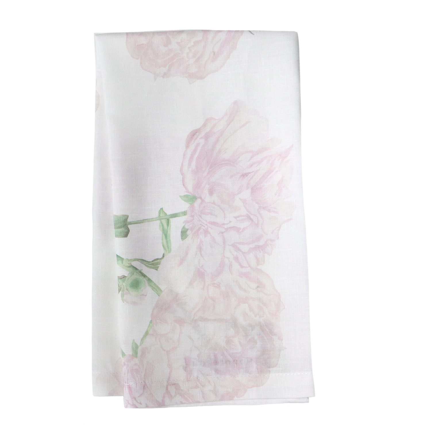 Peony Linen Hand / Tea Towel <br> $22