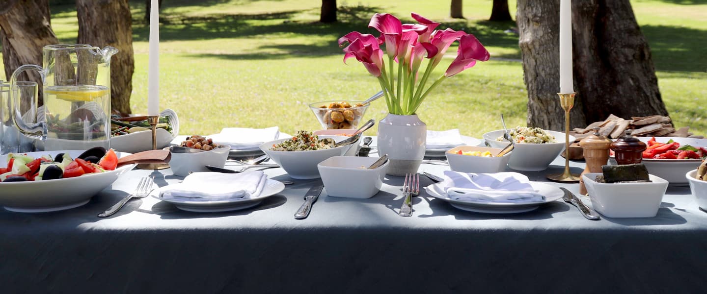 Dark Teal Petrol Green Linen Tablecloth
