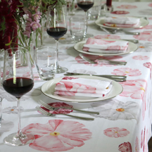 Poppy Floral Linen Tablecloth<br></picture>$250