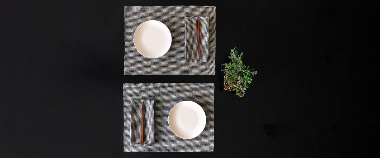 Shibori Indigo Japanese Cotton Napkin & Placemat