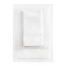 White Hemstitched Cotton Sheet Set <br></picture> $440