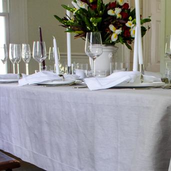 Hemstitch Tablecloths Napkins Table Linens