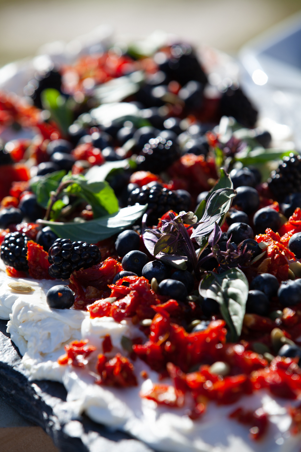 Goat Cheese Berry Chilli Appetizer Wedding Grazing Table