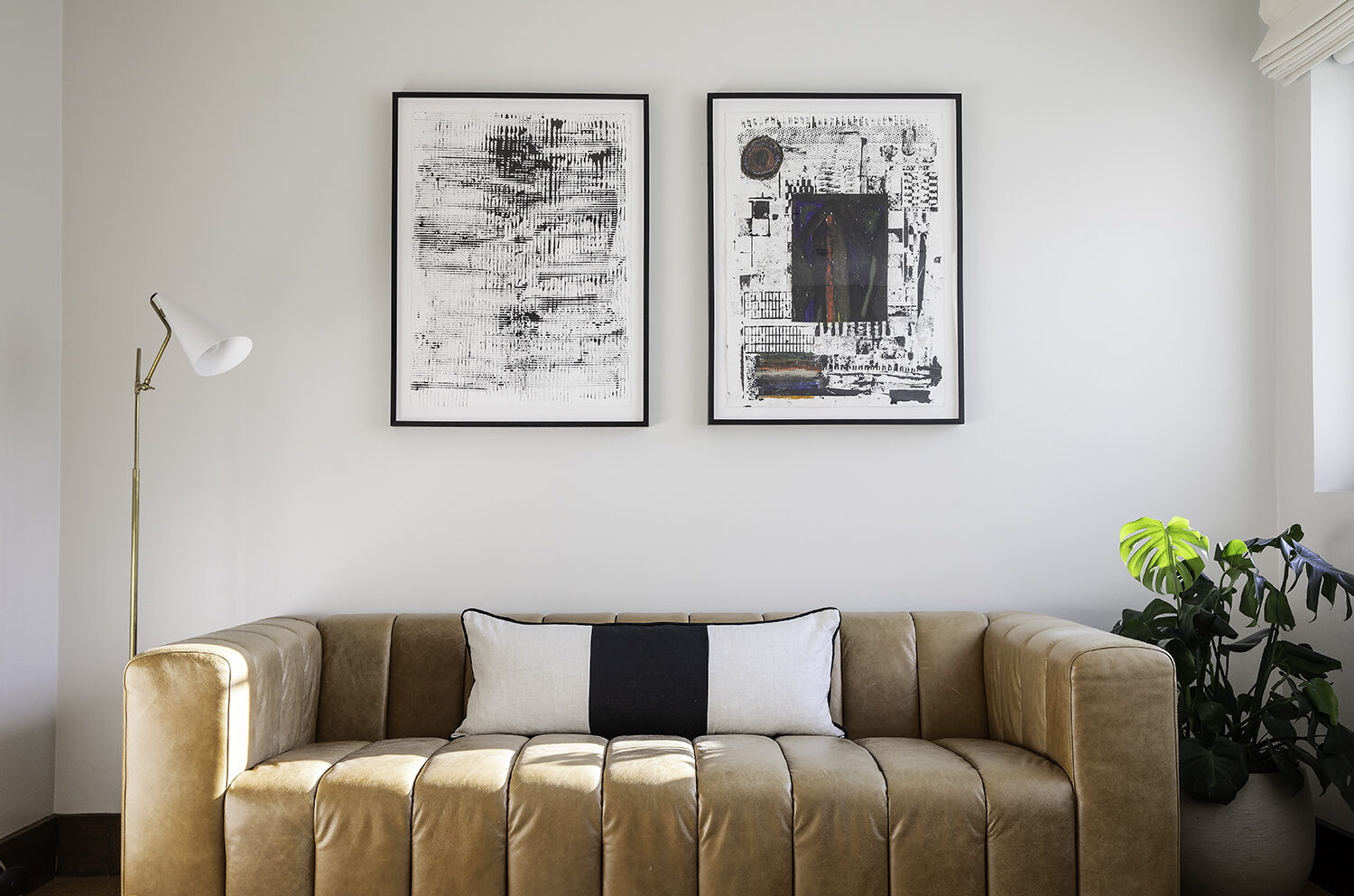 Natural linen throw pillow with black piped edge linen gifts 