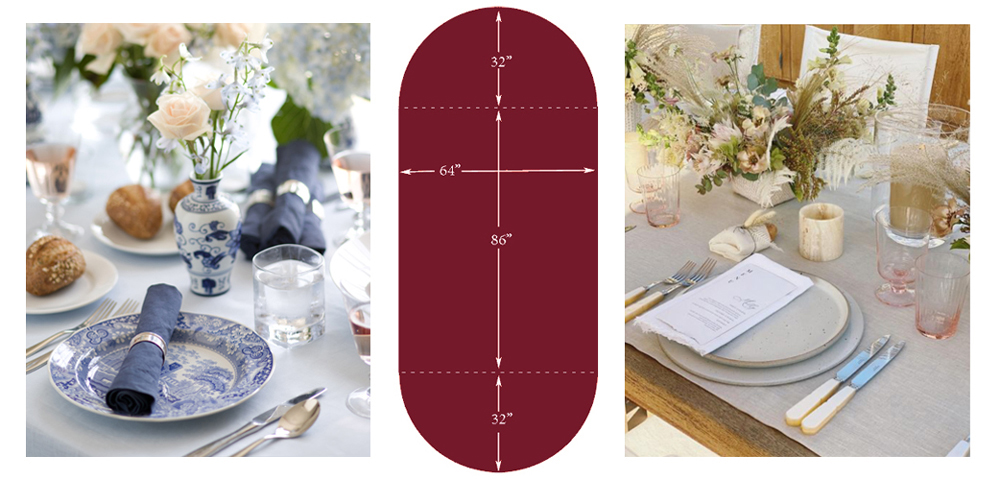 Custom size linen tablecloths