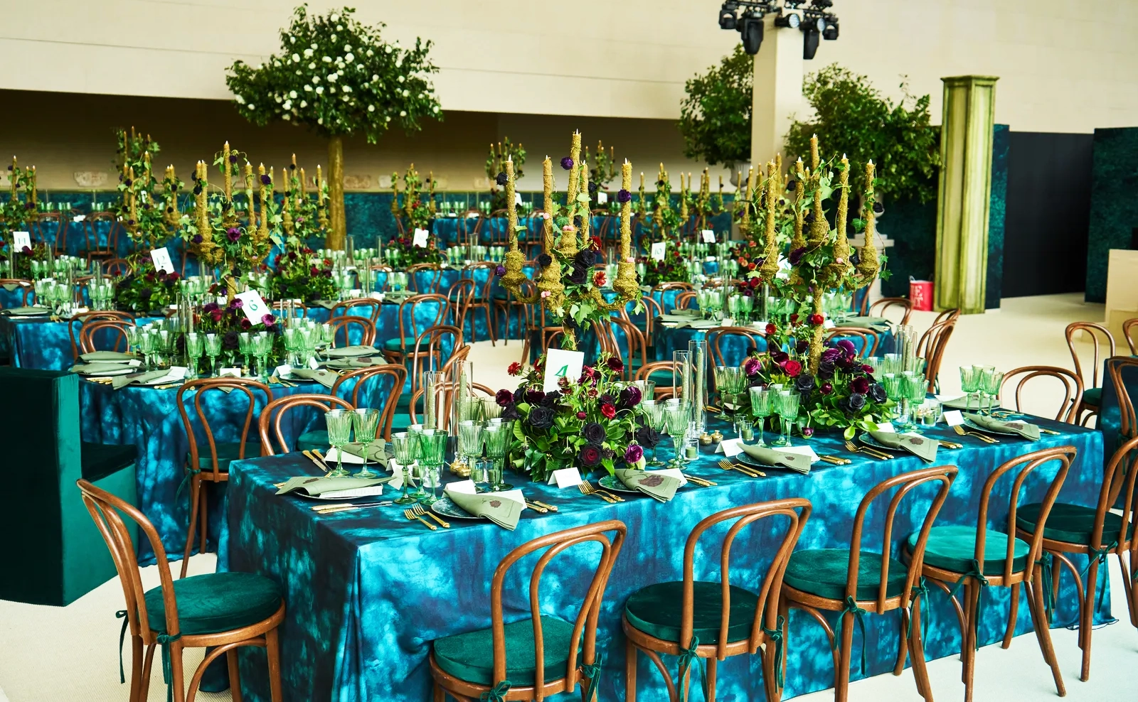 Met Gala 2024 Decor Table Settings Sleeping Beauty