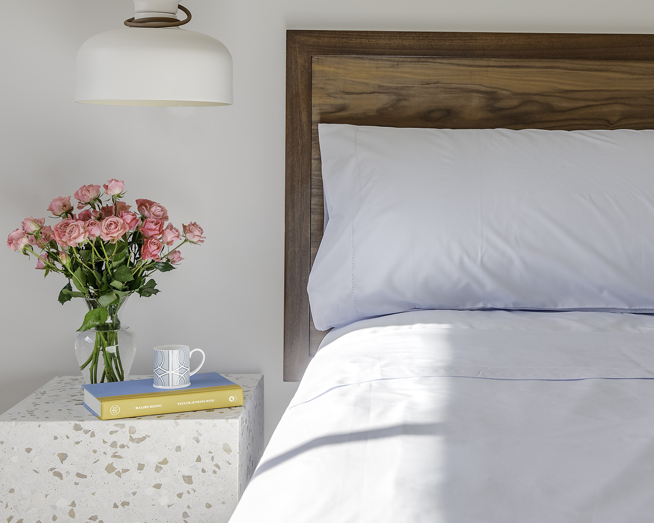 Light Blue Sheets 500TC Cotton Percale 