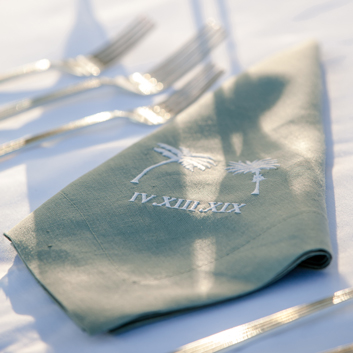 Monogrammed Napkins and Linens personalized
