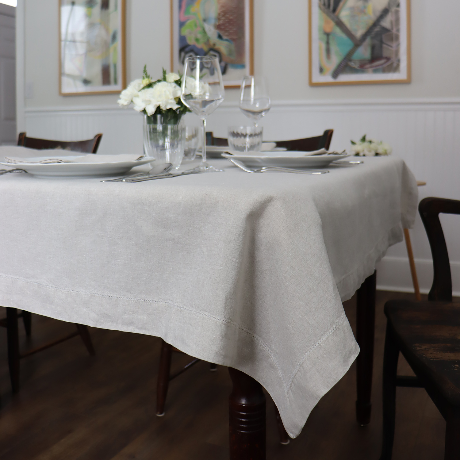 hemstitch tablecloth
